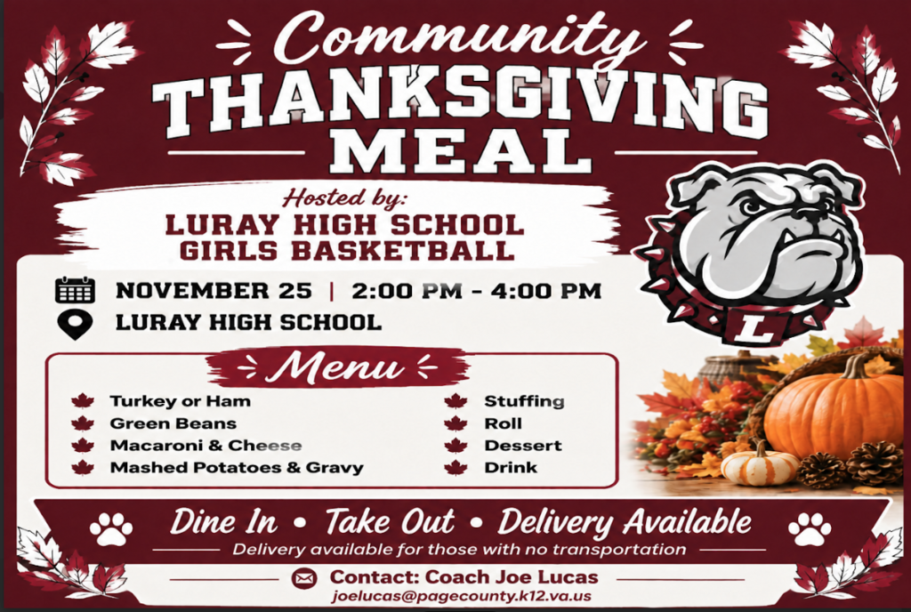 Thanksgiving meal flyer