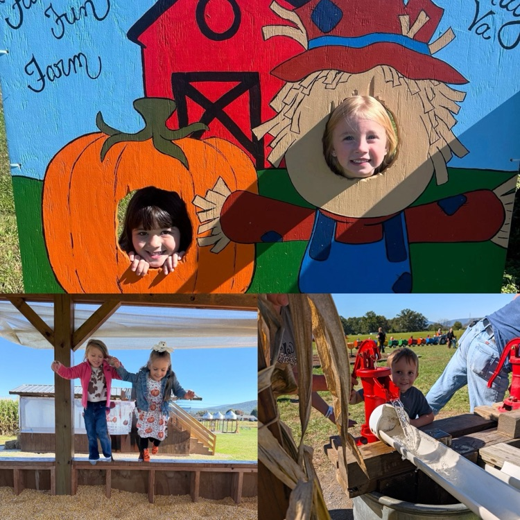 kids playing at fun farm 