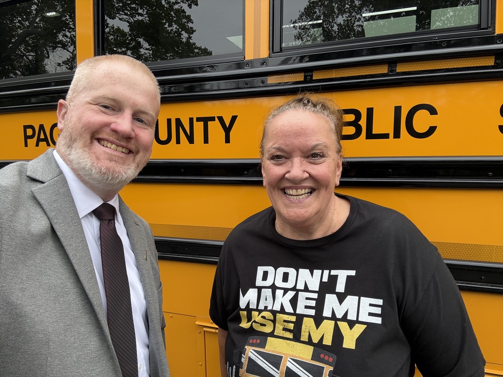 Dr. Huber riding on Bus 5.