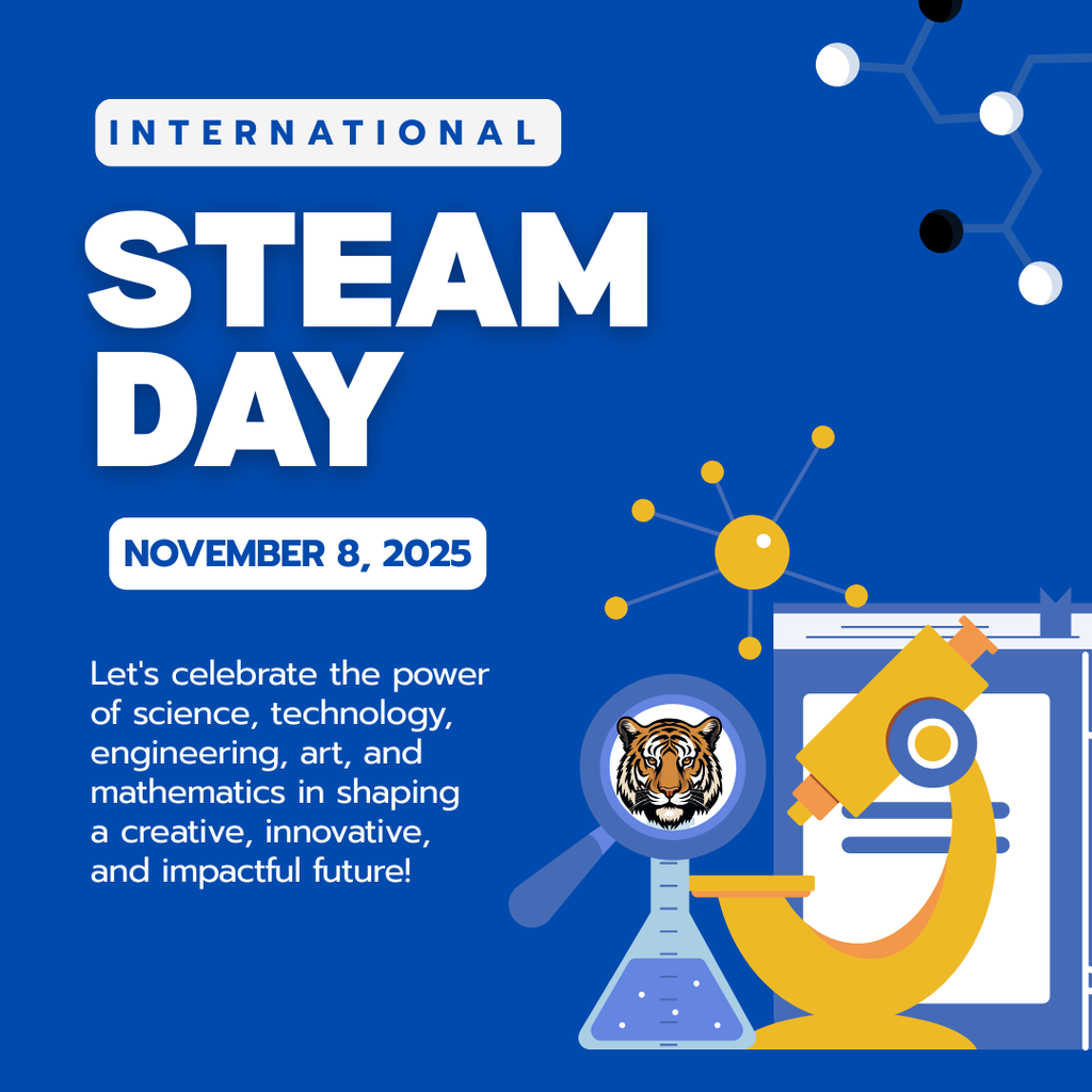Blue and Yellow Illustrated International Steam Day Instagram Post