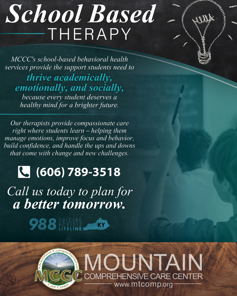 School-based mental health services are available through our community partners to support students.