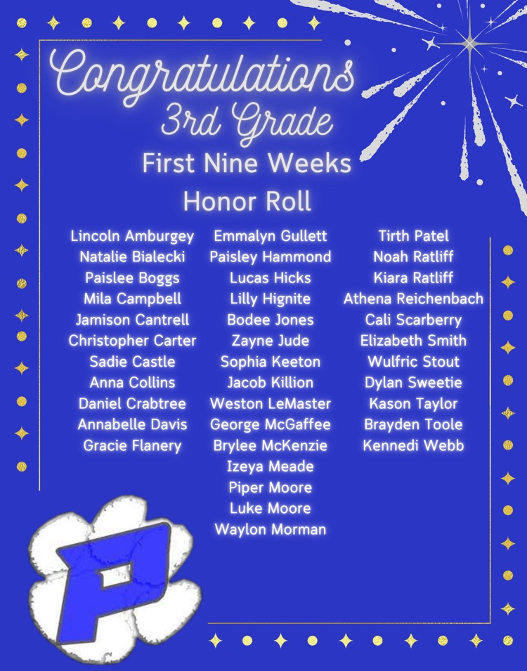 3rd Grade Honor Roll