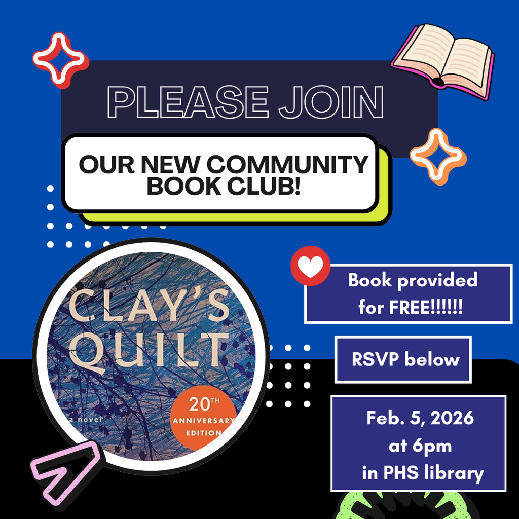 Blue Retro Join Book Club Instagram Post