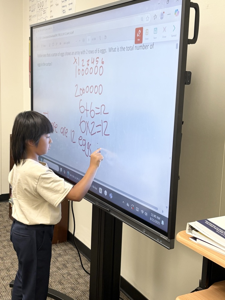 🧮 Math mode: ON ✅ Mrs. Garcia’s 3rd graders are multiplying the fun and the learning! 🐾✨ #WildcatNation #MathFun #MultiplicationMasters #PISDproud