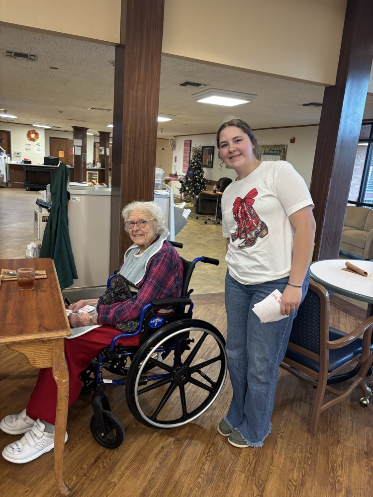 PHS Interact club brings joy to Legacy nursing home residents today! Such a blessing for all involved!!! Joy, joy, joy! ❤️Mrs. McGuire
