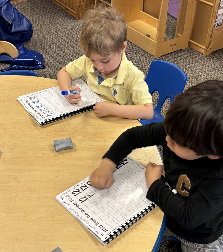 We are working hard on learning at Washington ECC as we get ready for Spring Break