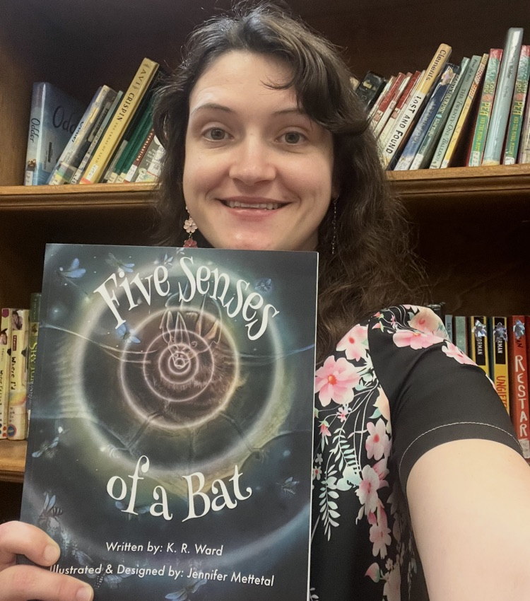 librarian with book