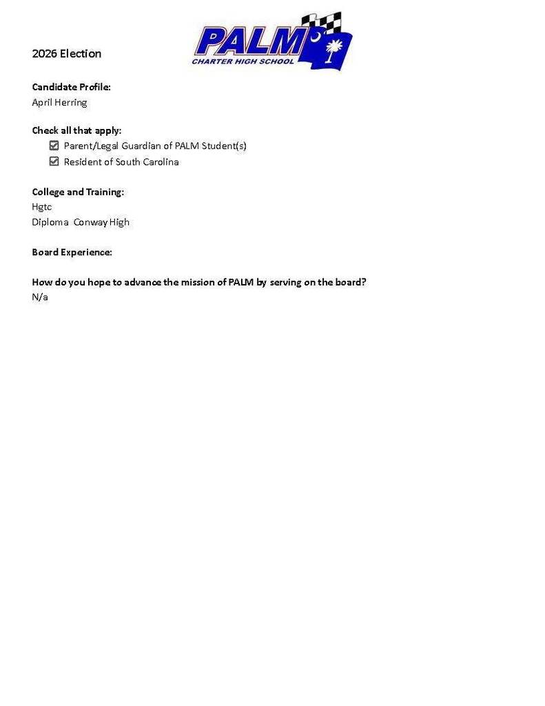 Candidate Profile 1