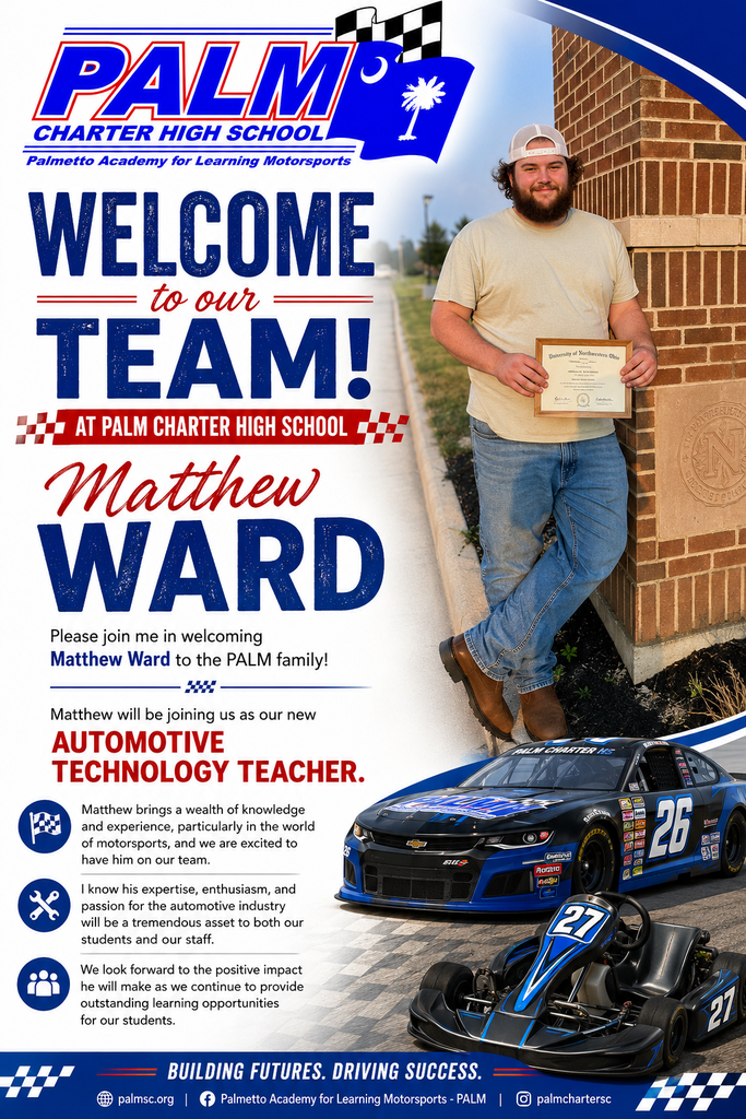 Welcome flyer for new employee Matthew Ward