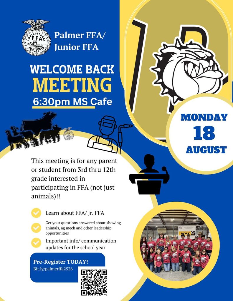 Junior FFA Welcome Back Meeting