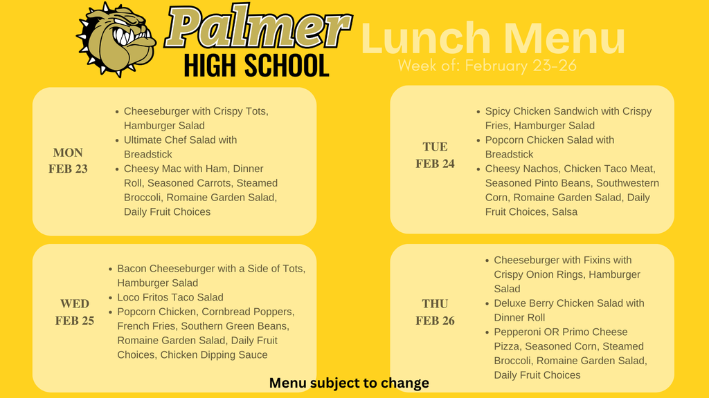phs lunch menu 2-26