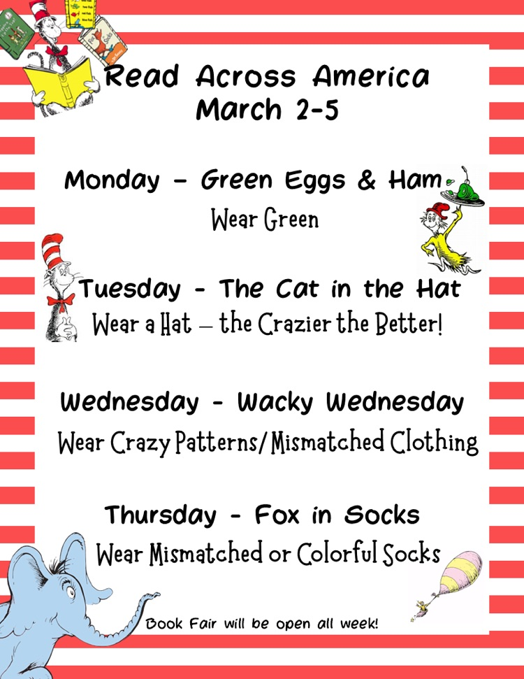 Read Across America Theme Days