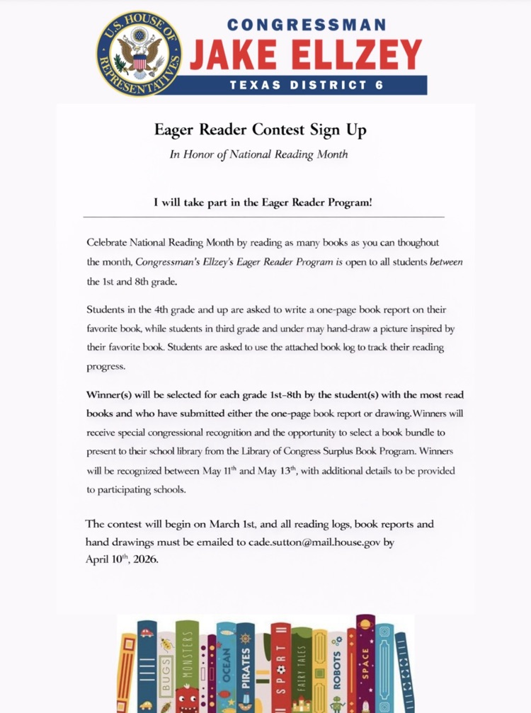 Ellzey Reading Contest