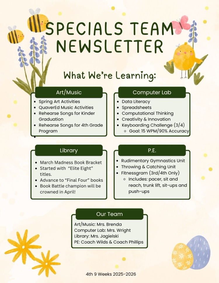 Specials Newsletters