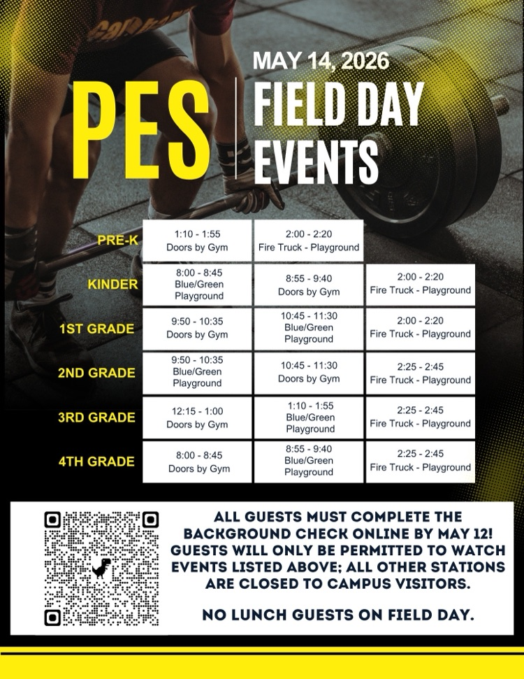 Field Day Schedule & QR Code