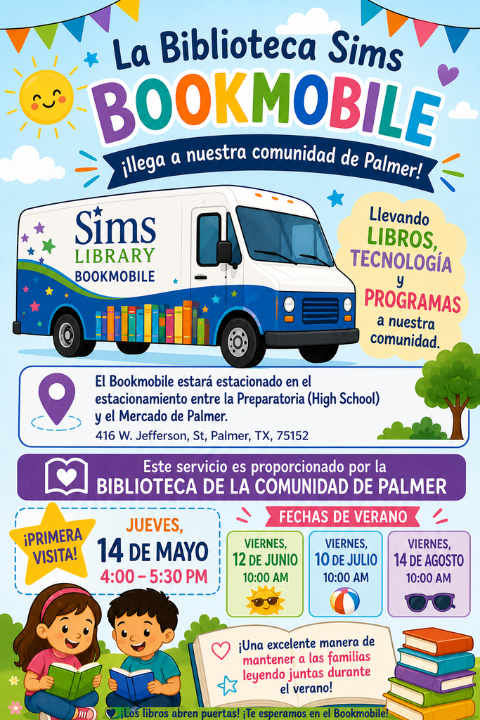 sims library bookmobile - spanish