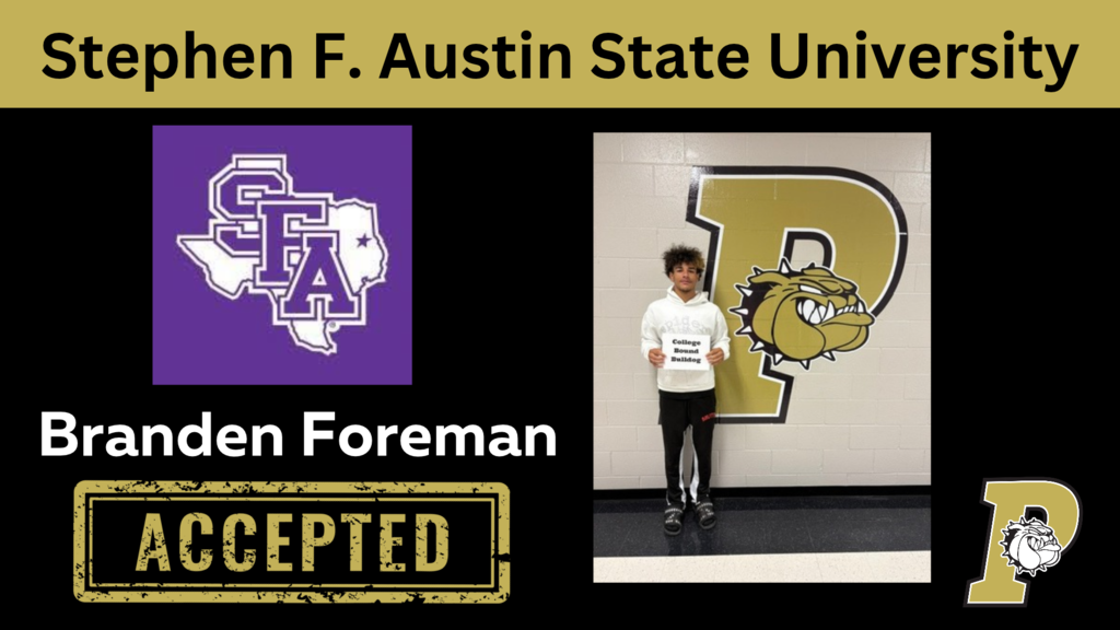 foreman accepted to stephen f austin