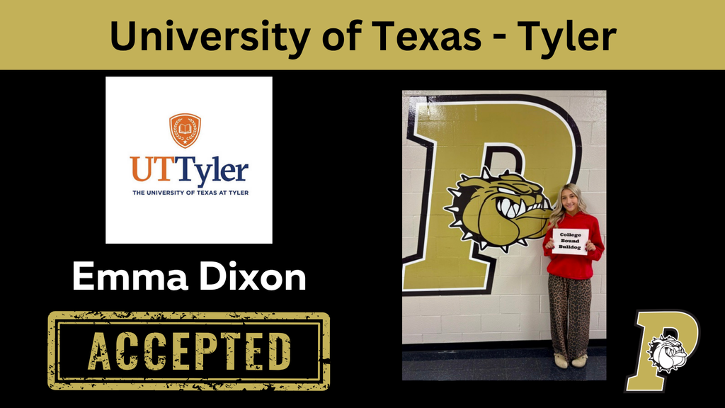 dixon accepted to ut tyler