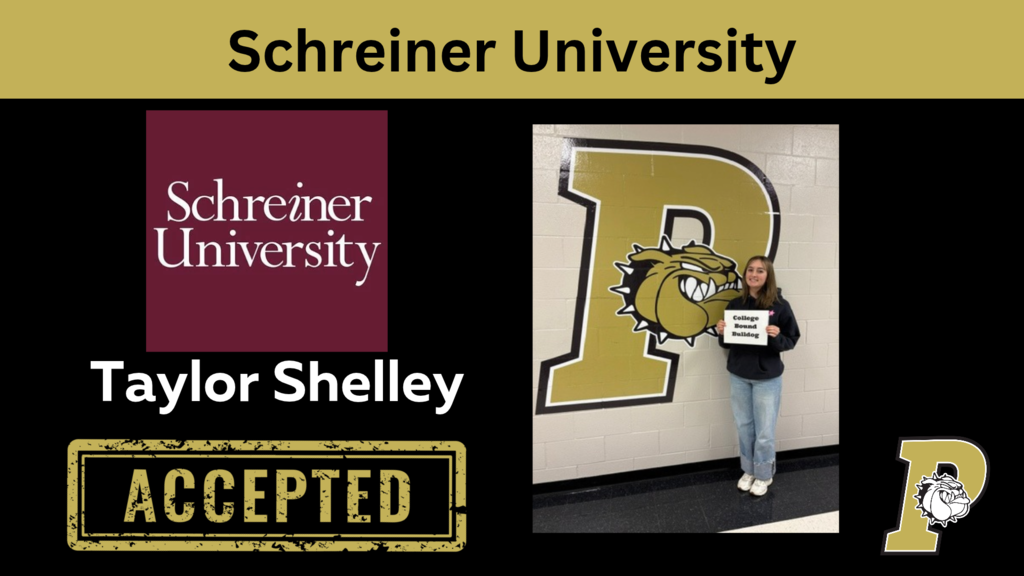shelley accepted to schreiner