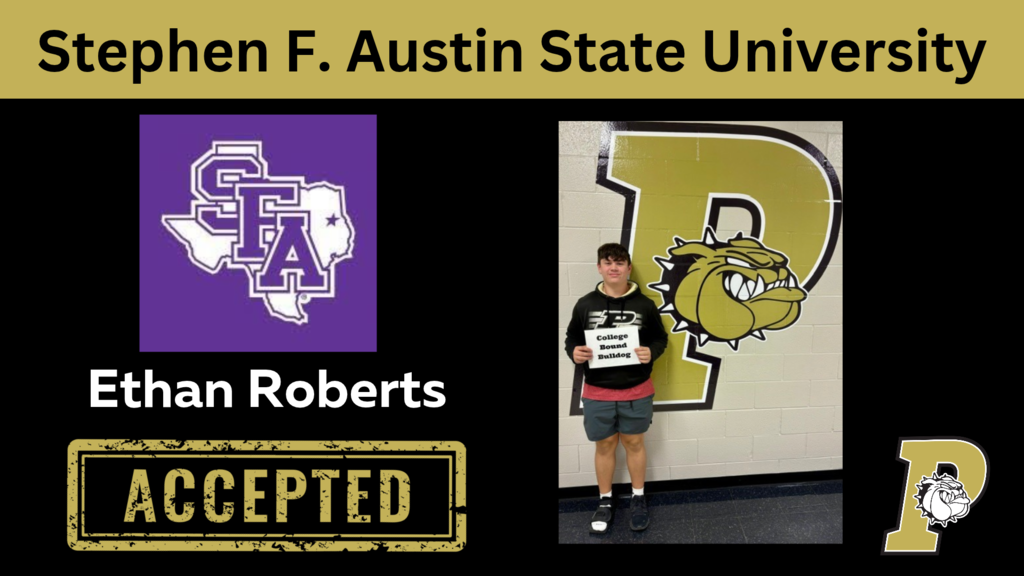 roberts accepted to sfa