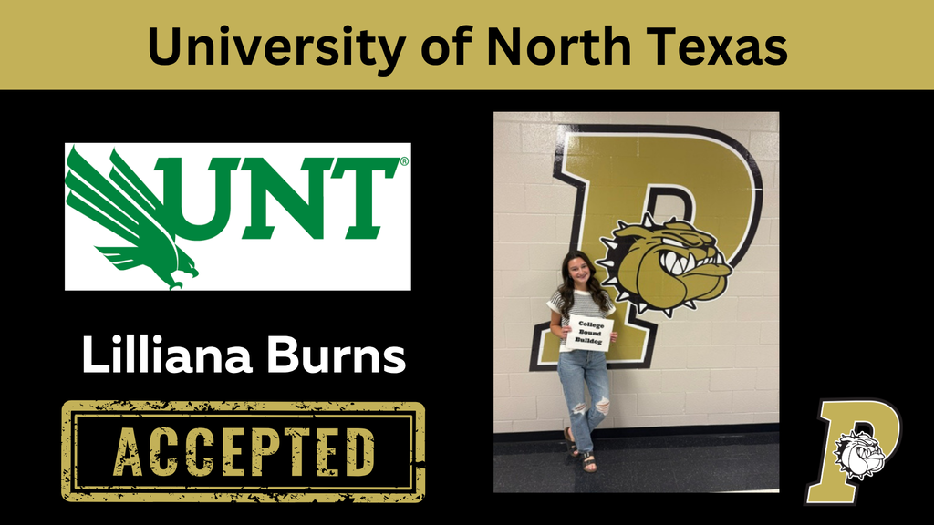 burns accepted to unt