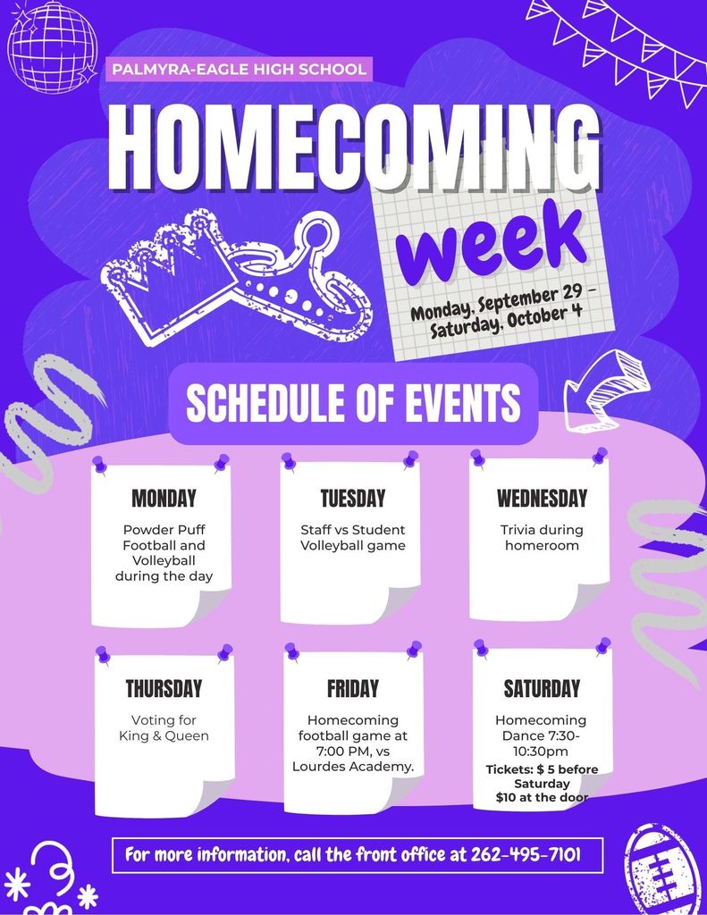 Homecoming week activities