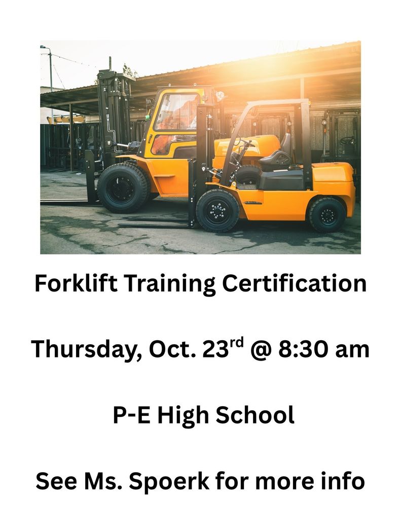 Forklift operator training