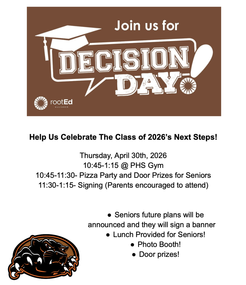 Decision Day 2026 - Thursday, April 30th, 10:45 am - 1:15 pm