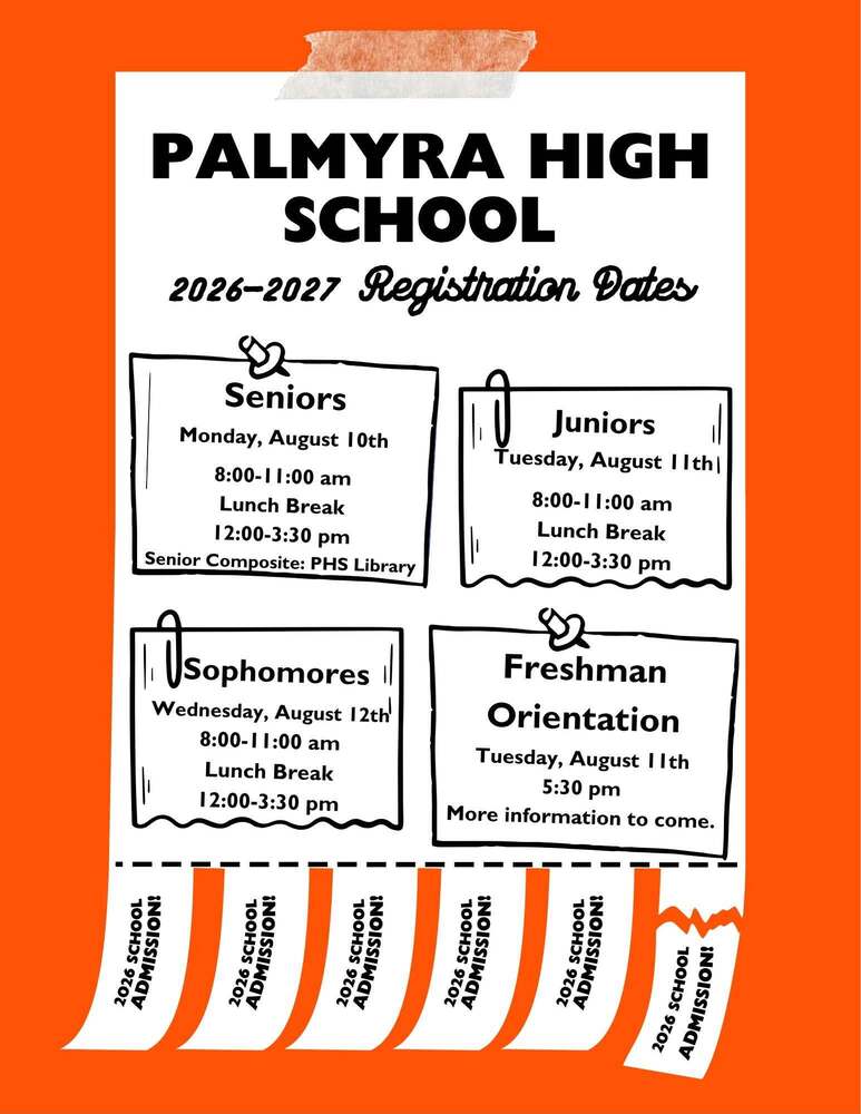 PHS Reg Dates