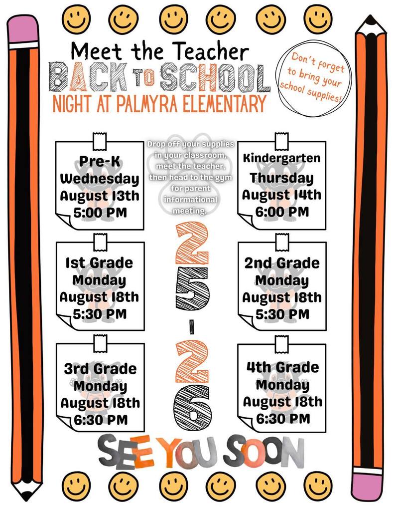 ES meet the teacher back to school night