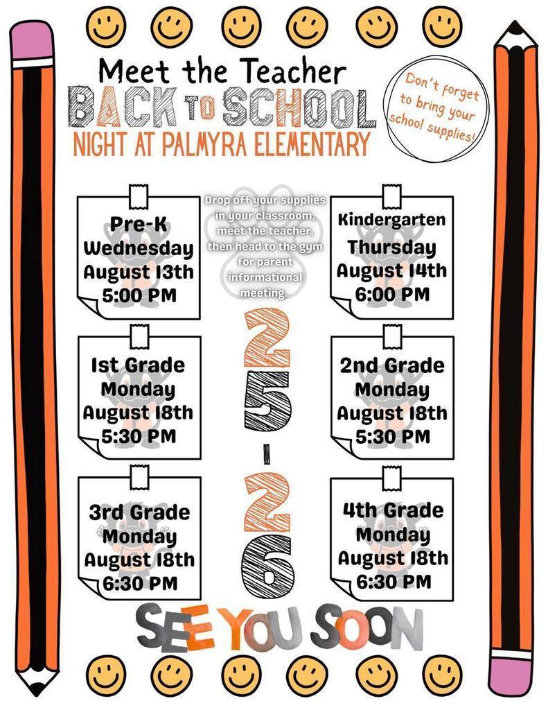 PES Back To School Night