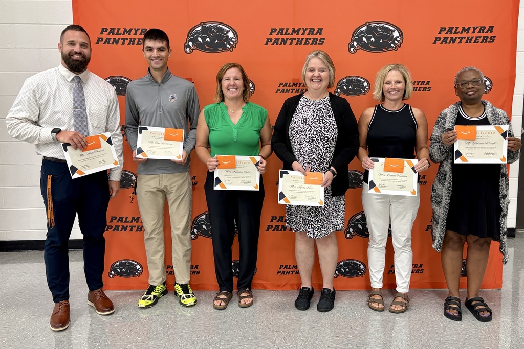 Five teachers who missed 1 days and 1 who missed 1 1/2 days of school