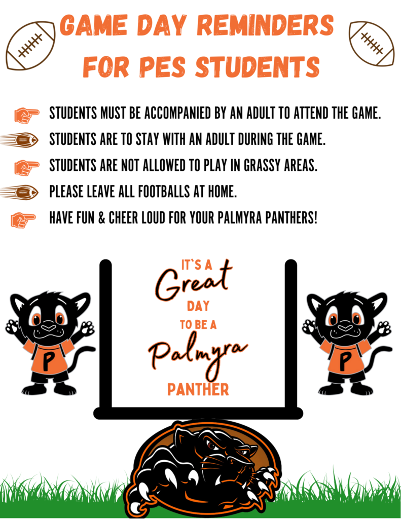 Game day reminders for PES students