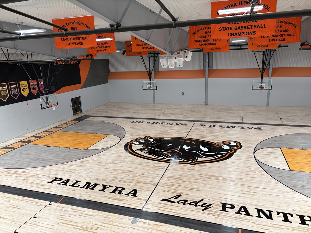 PHS gym floor painting