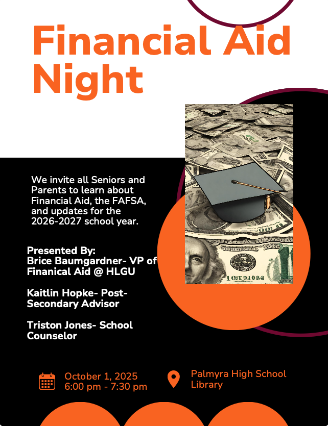 FAFSA Night October 1, 2025 @ 6 pm