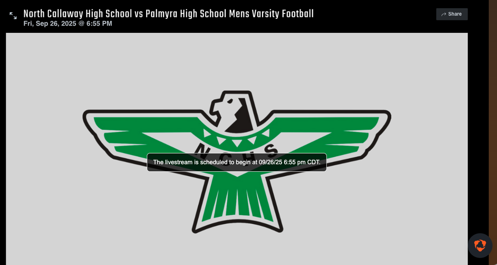 North Callaway vs PHS on HUDL