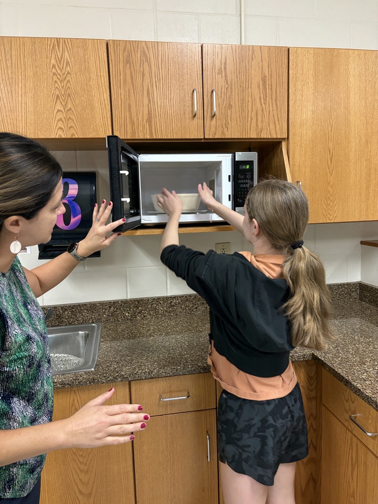 FACS 6th grade making Sticky Buns