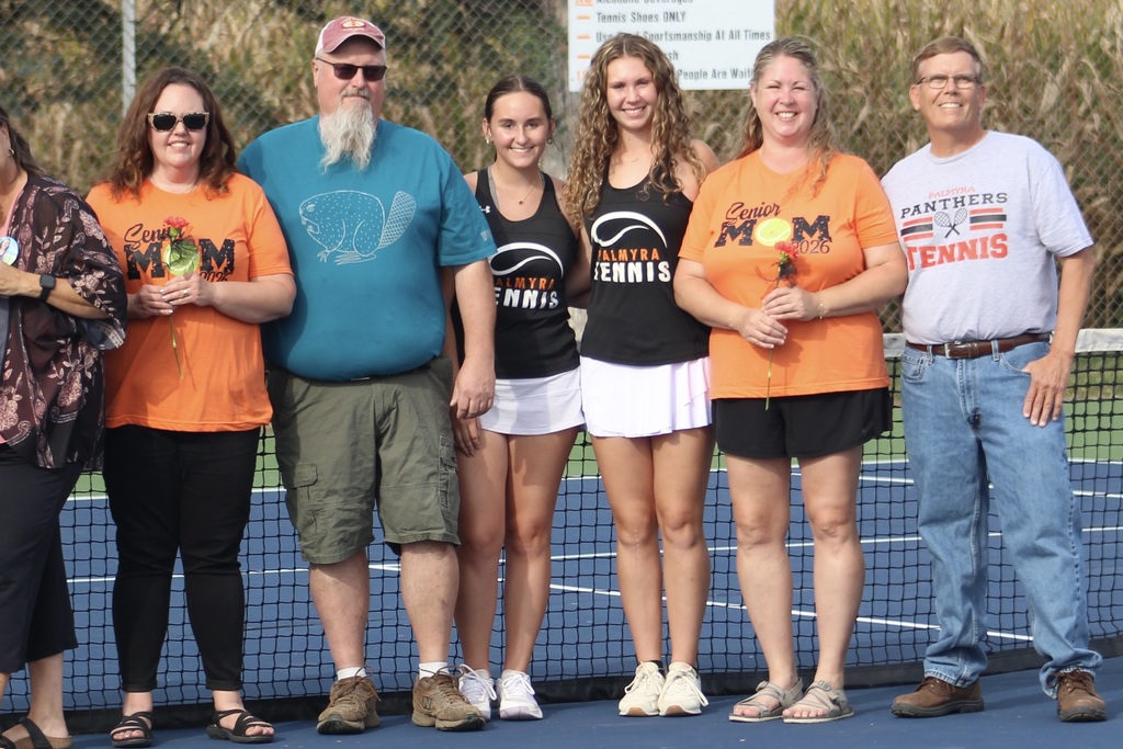 Senior night tennis