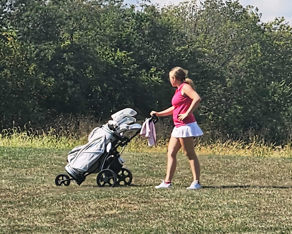 Girls golf team at Norwoods
