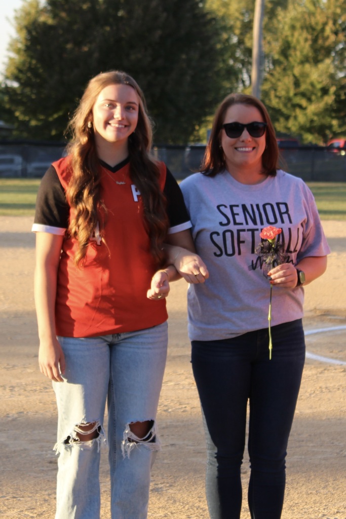 PHS softball senior night 2025