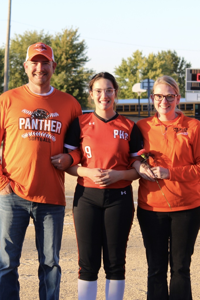 PHS softball senior night 2025