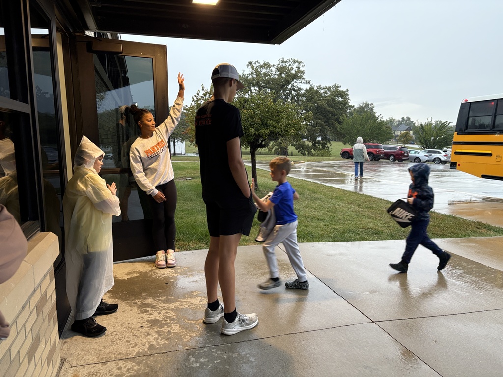 Athletes greet kids at PES