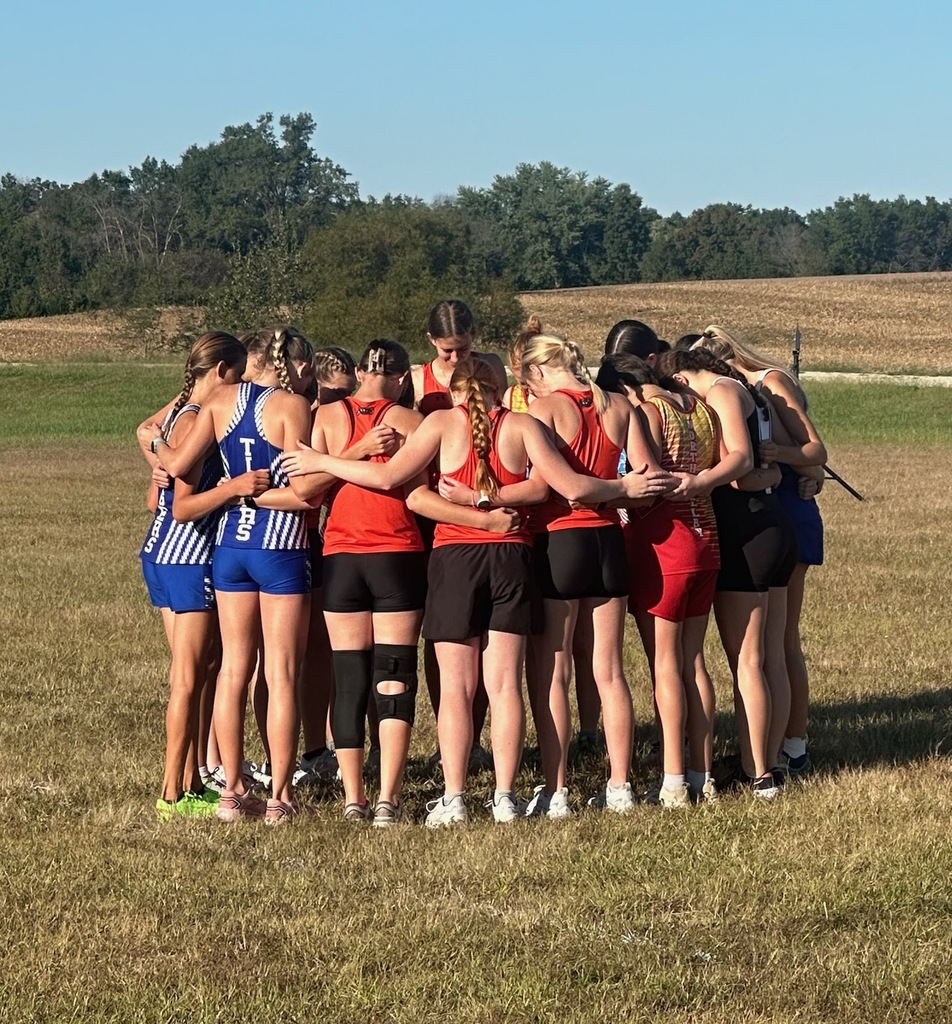 Girls before Marion Co Cross Country meet