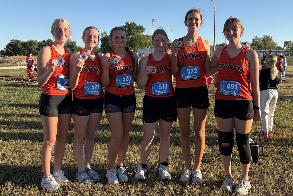 HS girls XC team Medalists