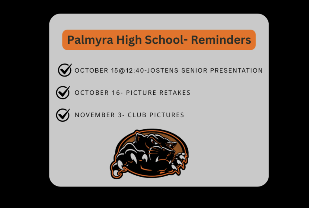 PHS Reminders