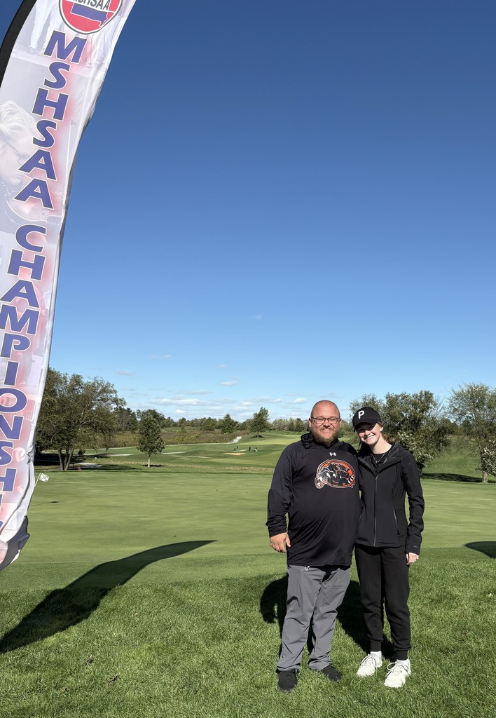 PHS State Golf Avery Trower and Coach Ash