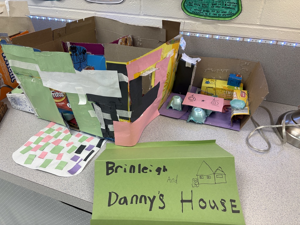 6th grade tiny house unit and the finished products