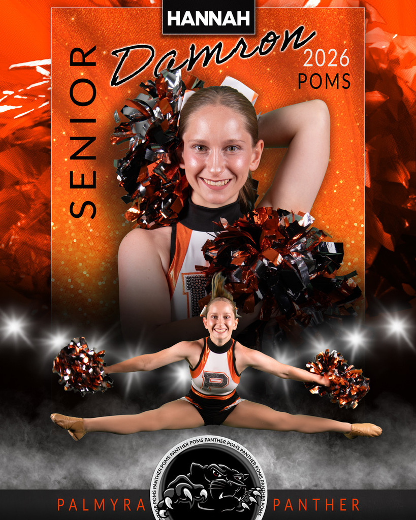 Senior night for Poms and Cheer