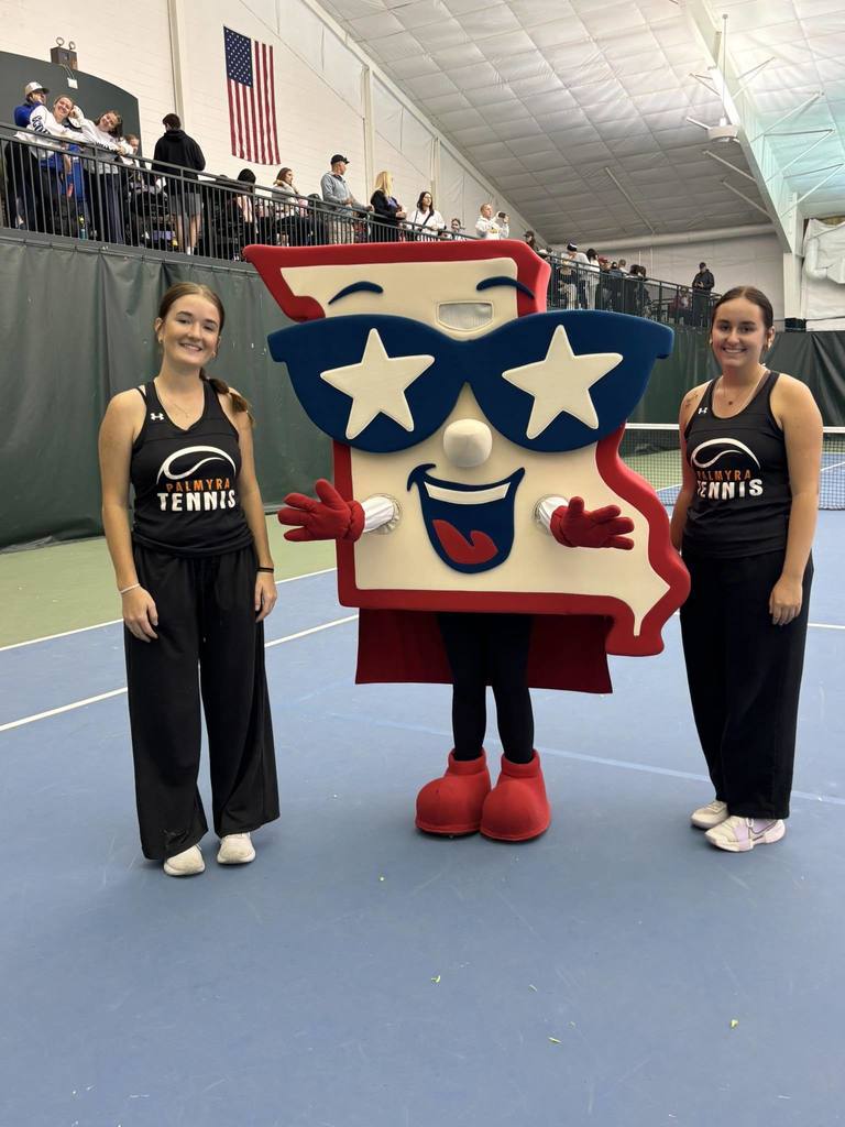 Emily and Marissa at State Tennis tourney