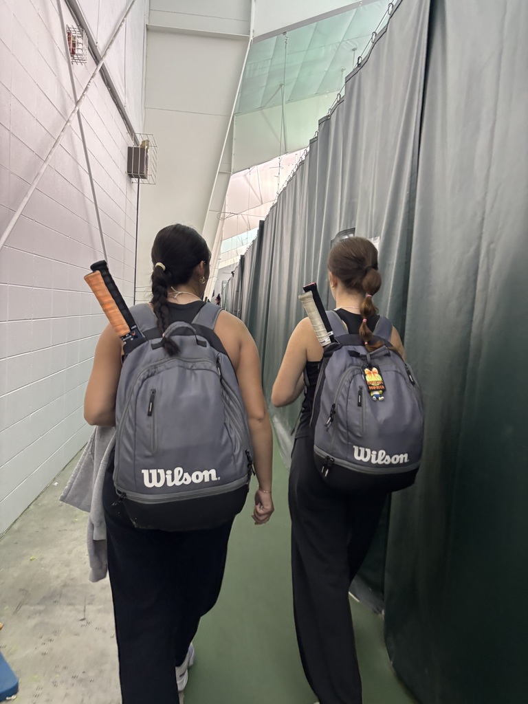 Emily and Marissa at State Tennis tourney